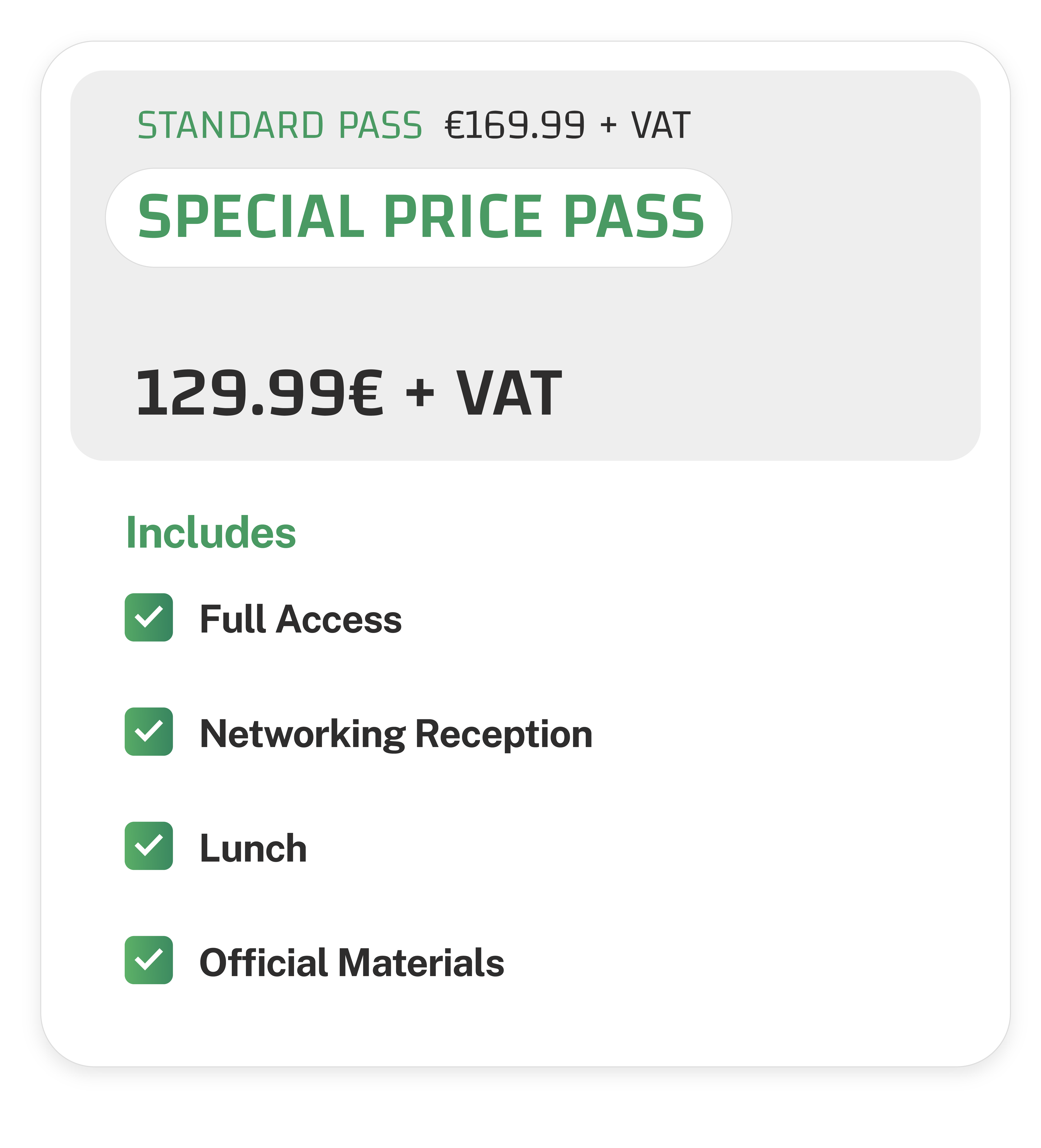 Standard pass